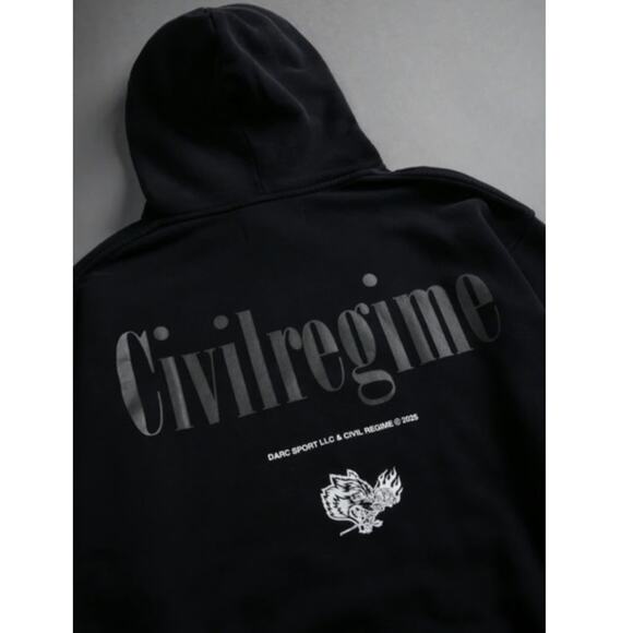 Darc Sport Men's Black Life And Death Pierce Hoodie Size L - Picture 13 of 13